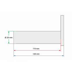 3008016H Svornjak 28x129 mm MBB Palfinger
